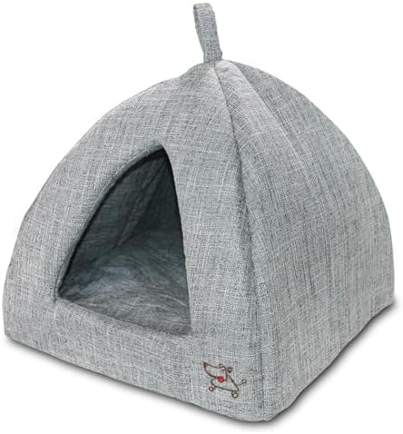 Best Pet Supplies Cat Bed for Indoor Cat, Domed Tent House by BestPetSuppliesLLC