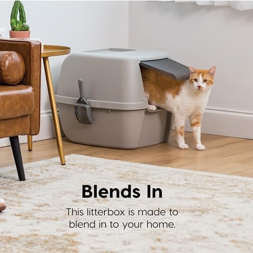 IRIS USA Large Front Door Cat Litter Box, Walk-In Entry - Image 4