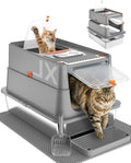 Stainless Steel Litter Box by Unknown