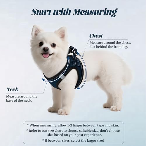 No Pull Dog Puppy Harness and Leash Set Reflective Mesh Vest Small - Image 2
