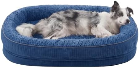 JOEJOY Orthopedic Dog Bed for Large Dogs, Egg-Crate Memory Foam Pet Bed by JOEJOY