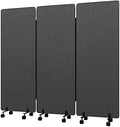 3 Panel Soundproof Room Divider, Portable Acoustic Office Divider by YASRKML