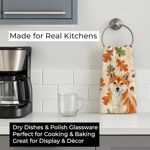 Caroline's Treasures Shiba Inu Dogs Kitchen Towel 15x25 in - Image 3