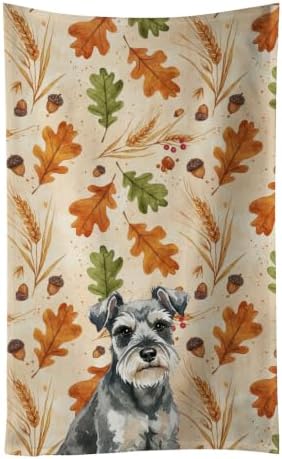 Caroline's Treasures Miniature Schnauzer Dogs Kitchen Towel 15x25 in by CarolinesTreasures