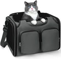 Dog Cat Carrier Airline Approved Collapsible Soft-Sided Pet Travel Bag by Unknown