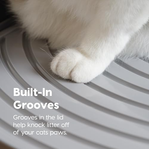IRIS USA Top Entry Cat Litter Box, Hooded Privacy - Image 5