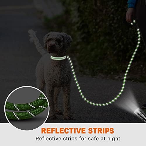 Taglory Rope Dog Leash for Small Medium Dogs, 4 FT Padded Handle - Image 5