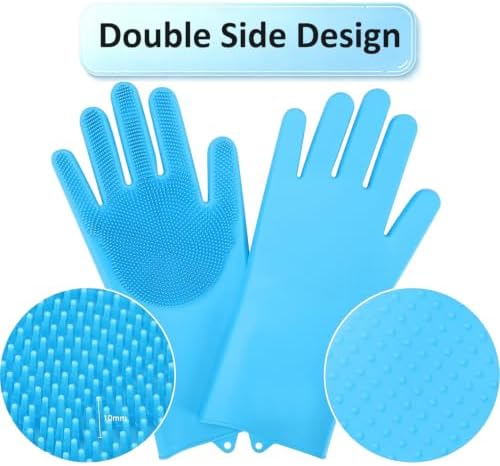 Dog Grooming Gloves, Dog Washing Gloves Bathing Cat Brush Pet-Showerheads - Image 4