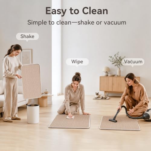 2 Pack Cat Scratcher Mat, 23.6x15.7 Sisal Cat Scratch Pad - Image 7