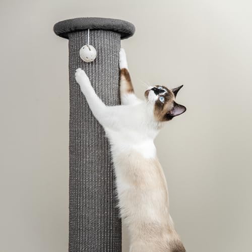 Kitty City Tall Sisal Cat Scratching Post, 32” Durable Scratcher - Image 4