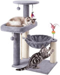 Multi-Level Cat Tree for Indoor Cats, Cat Tree Tower by Ikviier