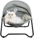 Cat Hammock Bed Elevated cat Bed, Comfortable and Breathable Pet Bed by ROGSOUTH