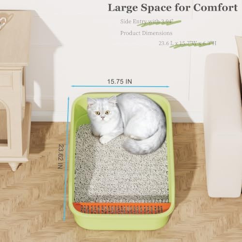 Vealind Extra Large Cat Litter Box - Image 3