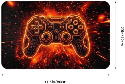 Game Joystick Gaming Bath Mat Non-Slip Soft Microfiber Bathroom Rugs Washable - Image 3