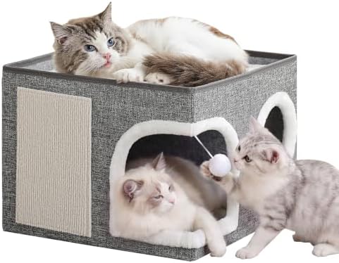 Cat Beds for Indoor Cats, Large Kitten Bed by Unknown