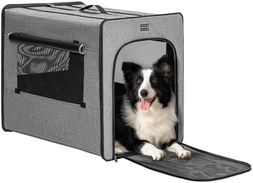 PETSFIT Dog Travel Crate, Soft Dog Crate by Petsfit