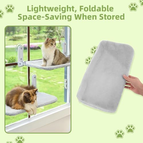 2PCS Replacement Cover for Cat Window Perch, L Size Cordless Cat Window Hammock - Image 5