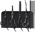 Dog Grooming Scissors Kit with Safety Round Tips by GEMEK