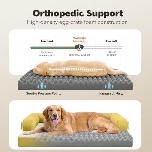 MEKIY XXL Orthopedic Waterproof Dog Bed - Image 3