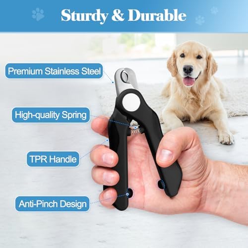 Swihauk Heavy Duty Dog Nail Clippers and Trimmers, Professional Pet Nail - Image 5