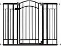 Ingenuity Multi-Use Decorative Extra Tall Walk-Thru Baby Gate, Fits Openings by Ingenuity