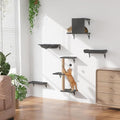 Cat Wall Shelves 5-Piece Set, Cat Walls Furniture by Unknown