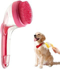 Pet Bath Brush with Shampoo Dispenser, 2026 New Dog Bath Brush Soft Silicone by Unknown