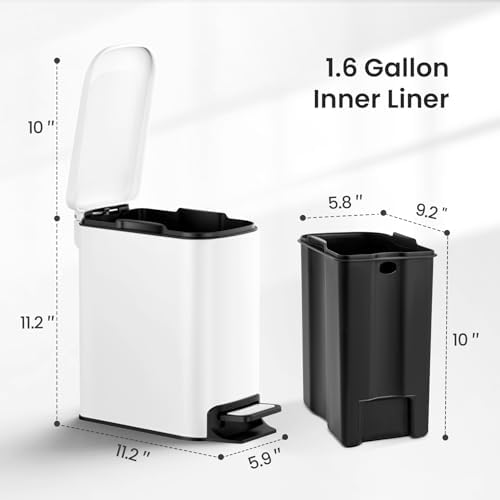 Cesun Small Bathroom Trash Can - Image 5
