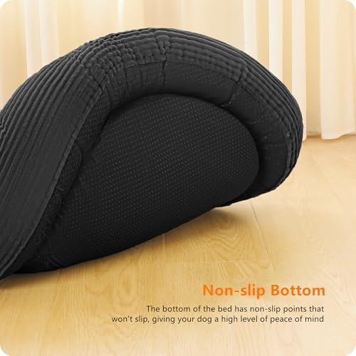 Dwanton Orthopedic Small Dount Dog Bed Cat Bed, Calming Egg-Crate Foam - Image 5