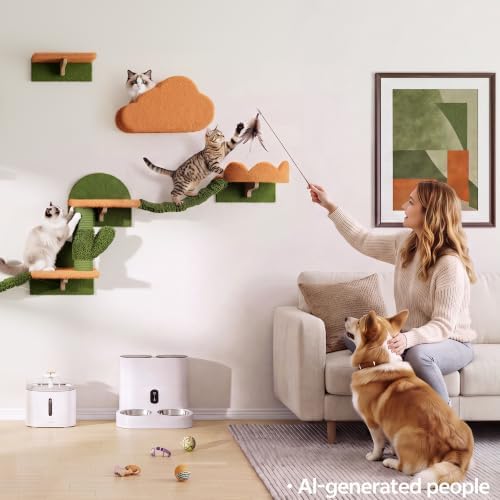 Cactus Floor-to-Ceiling Cat Tree, Adjustable Height - Image 5