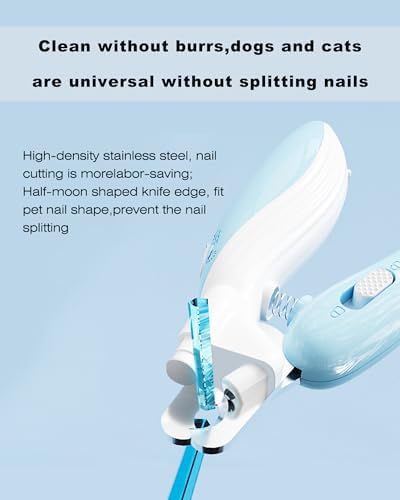 Pet Dog Cat Nail Clippers with Light and Catcher, Safety - Image 5