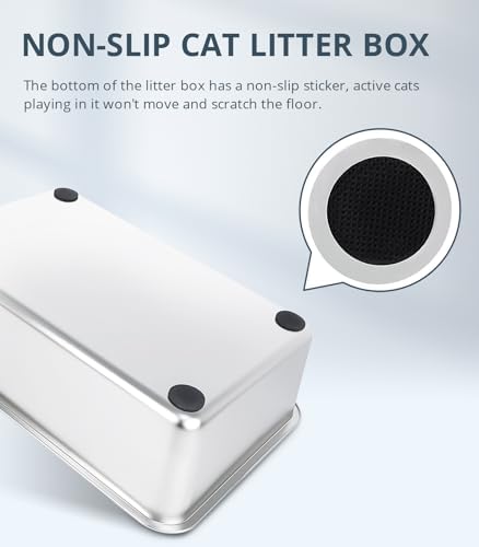 WENBOKMIN Stainless Steel Cat Litter Box - Image 6