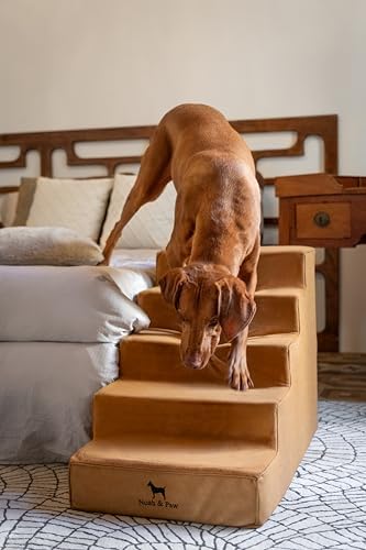 Noah & Paw Dog Stairs for Large Dogs, Wide Dog Ramp for Bed - Image 2