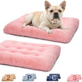 2 Pack Dog Bed, Washable Deluxe Plush Dog Crate Beds by MOIRIG