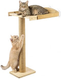 Cat Window Perch with Tall Scratching Post, Solid Wood Window Perch by Unknown