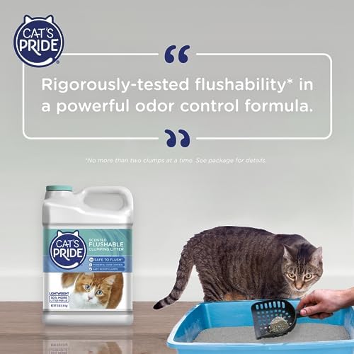 Cat's Pride Flushable Lightweight Scented Clumping Litter 10lb - Image 6