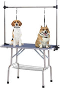 36" Pet Dog Grooming Table, Foldable Stainless Steel Frame Pet Drying Grooming by Afqxf