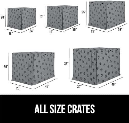 GORILLA GRIP Dog Crate Covers, Wire Kennel Topper, 36 in - Image 3