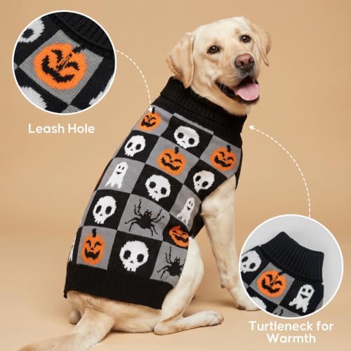KYEESE Dog Halloween Sweaters for Large Dogs Soft Knit Pullover Outfit - Image 2
