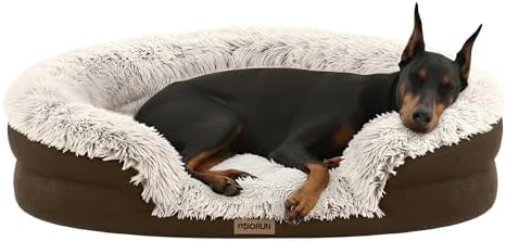 Miorun Fluffy Orthopedic Dog Beds Large Sized Dog by Miorun