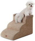 EHEYCIGA 3-Step Curved Dog Stairs by EHEYCIGA