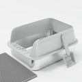 Premium Stainless Steel Cat Litter Box by FYLICA
