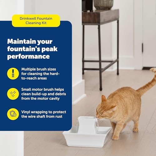 PetSafe Drinkwell Dog and Cat Water Fountain Cleaning Kit, 3 Brushes, 1 3/8' - Image 2