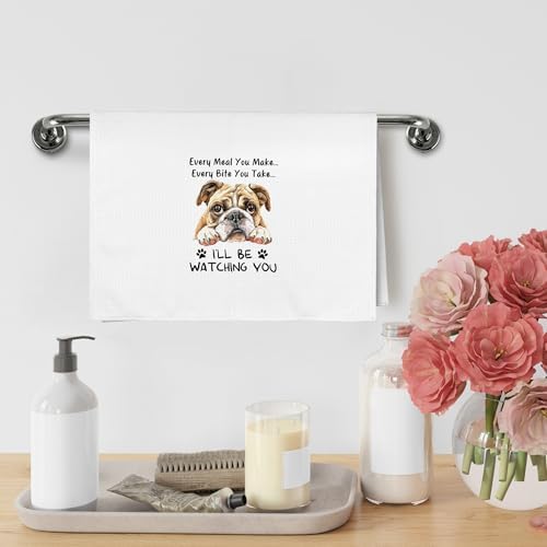 Funny English Bulldog Bull Dog Kitchen Towels Decor, English Bulldog Dog Lovers - Image 3