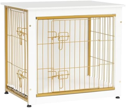 DWANTON 27" Dog Crate Furniture, Dog Kennel Indoor, by DWANTON
