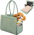 2-in-1 Stylish Dog Purse Carrier Soft-Sided Carriers Travel Tote Bag by Minsong