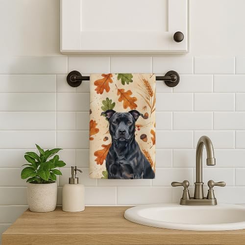 Caroline's Treasures American Staffordshire Terrier Dogs Kitchen Towel - Image 2