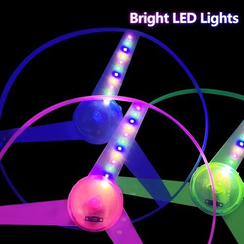M.best 12 Sets LED Flying Set, Fun Flying Saucers Toys - Image 2