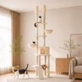 PAWZ Road Floor to Ceiling Cat Tree, 85–112" Tall Cat Tower by PAWZRoad
