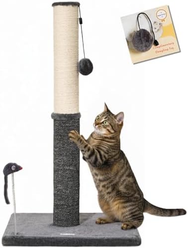 Happi N Pets Tall Cat Scratching Post, Large Cat Scratchers by HappiNPets
